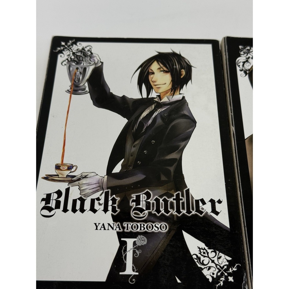 Black Butler Manga Lot Vol 1 2 3 Yana Toboso English Paperback Set - Picture 2 of 13